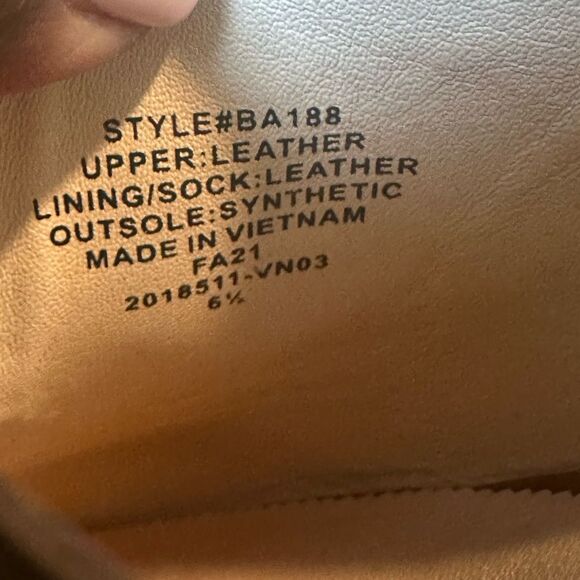 J. Crew Brown Leather Boho Slingback Clogs 6.5 - Picture 8 of 8